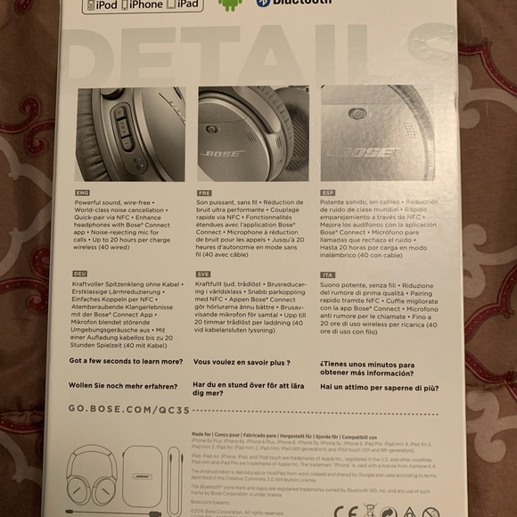 Bose noise canceling headphones - Picture 4 of 5